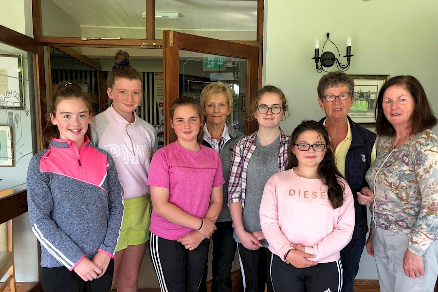 Nenagh Golf Club Junior Girls who participated in the Junior Girls Lady Presidents Prize.