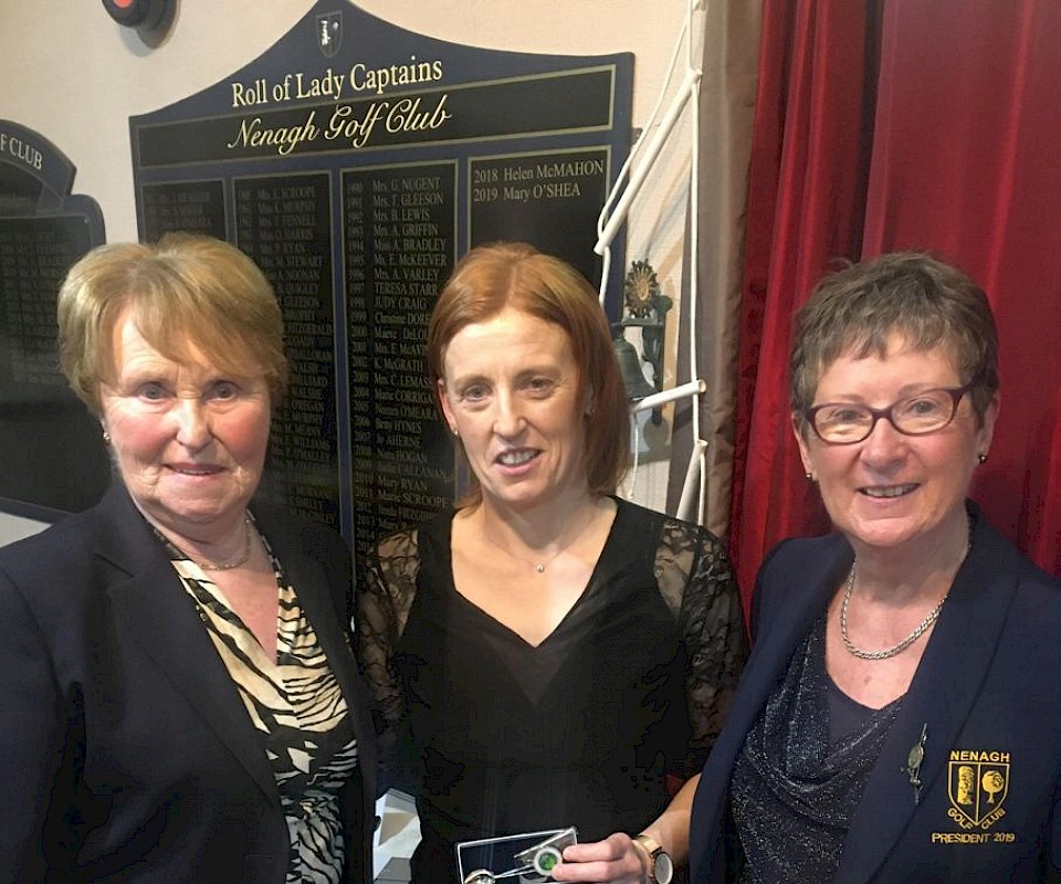 Golfer of the Year 2019 Deirdre Hughes.